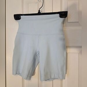 Lululemon Align Super-High-Rise Short 6" Icing Blue Size 2